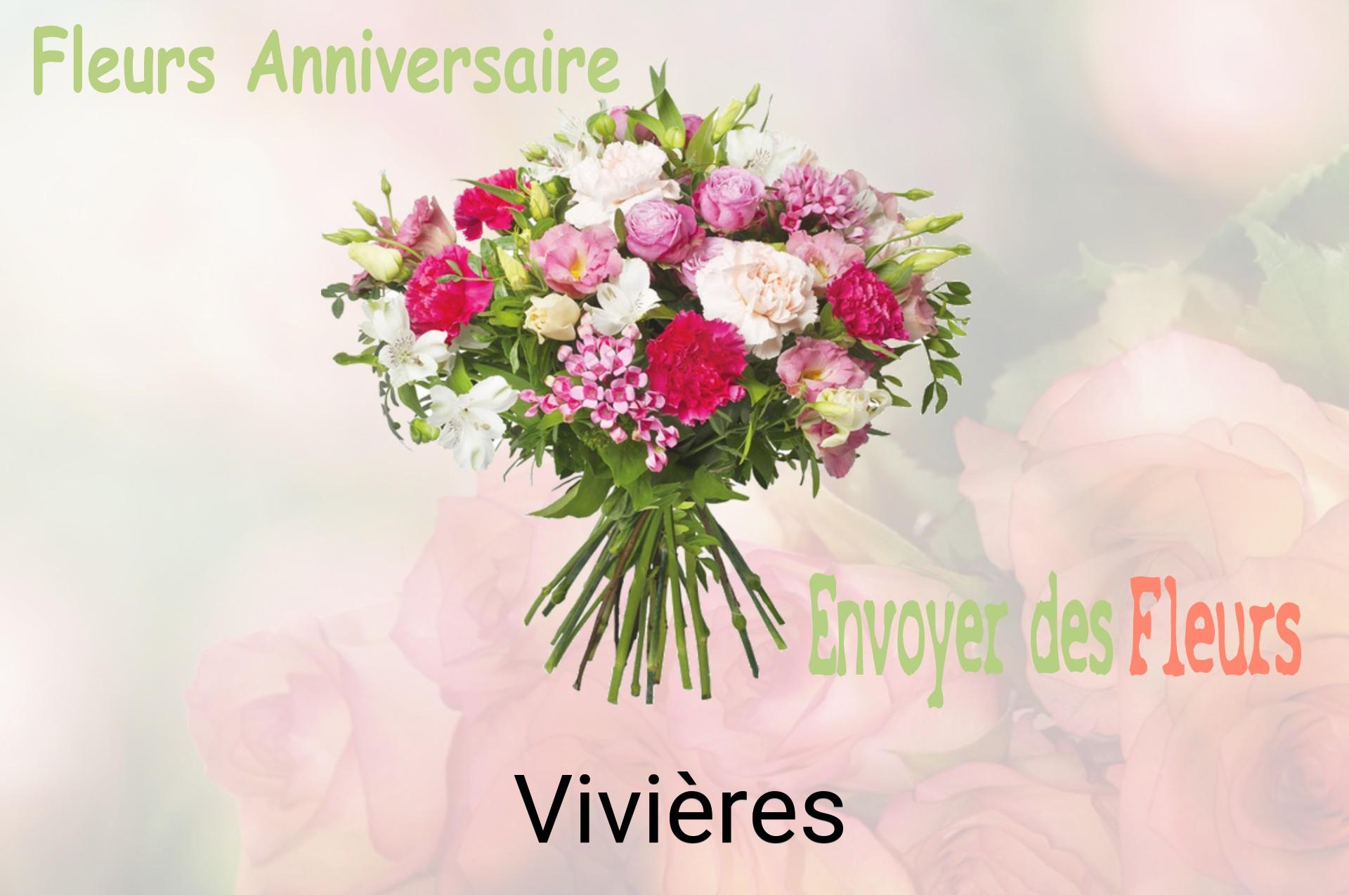 Bouquet de fleurs d’anniversaire livré à Vivières